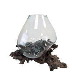 Vase en Verre Soufflé sur Racine de Gamal - Taille Jumbo