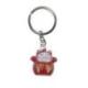 Porte-clé Maneki Neko Japonais Rouge à grelot