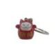 Porte-clé Maneki Neko Japonais Rouge à grelot