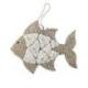 Poisson en Coquillages 40cm | Décoration Murale Bord de Mer