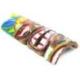 Masque Tiki 30cm en bois motif coloré. Déco ambiance Hawaï !