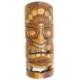 Masque Tiki 30cm en bois exotique. Décoration murale Tiki.