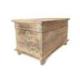 Coffre de Rangement en Bois Sculpté Main | Motif Arbre de vie