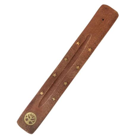 Porte-Encens Arbre de Vie | Bois & Incrustations Laiton