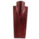Déclassé - Buste - Présentoir à colliers en bois rouge 35cm