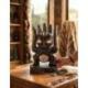 Totem tribal "Koh Mak" sculpture en bois 35cm | Inspiration Maorie