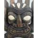 Totem tribal "Koh Mak" sculpture en bois 35cm | Inspiration Maorie