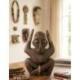 Totem tribal "Koh Lipe" sculpture en bois 33cm | Inspiration Africaine