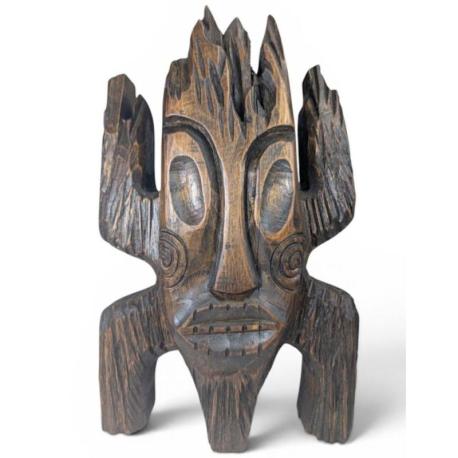 Totem maudit "Koh Kood" sculpture en bois 33cm | Inspiration Tiki