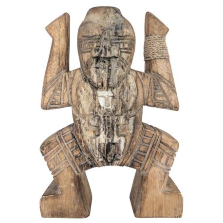 Déclassé ! Totem d'Immunité "Koh Samui" en Bois 30cm