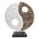 Déclassé - Lampe Exotique Yin Yang ⌀30cm Nacre & Bambou | À équiper