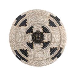 Assiette murale Bohème "Ayu L" en rotin ⌀40cm | Fait main à Bali