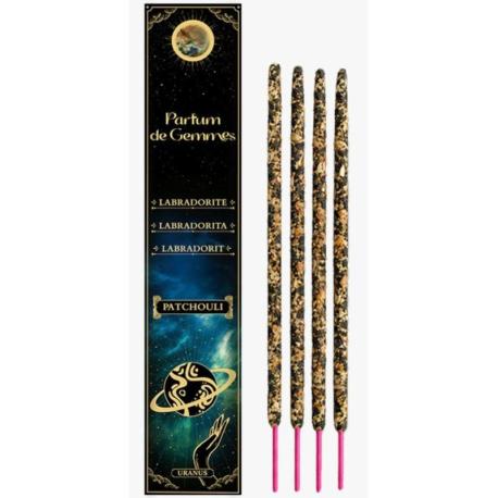 Encens Rituel "Patchouli & Labradorite" 25gr | Parfum de Gemmes