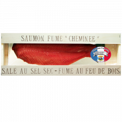 Saumon de Norvège fumé "cheminée" 1,2 poids fixe