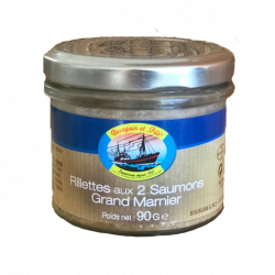 Rillettes aux 2 saumons Grand Marnier