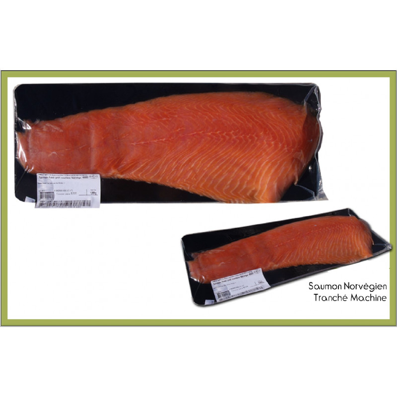 Filet de saumon fumé pretranché origine Norvége - 1 kilo net - Achetez en  Boulonnais